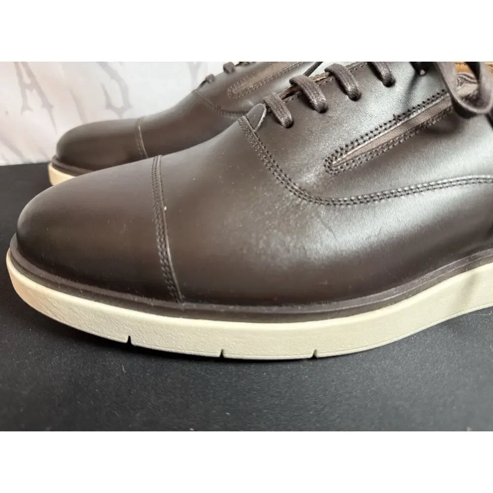 Allen Edmonds Carson Slip-On Hybrid Oxfords Espresso Leather Men’s 9.5D